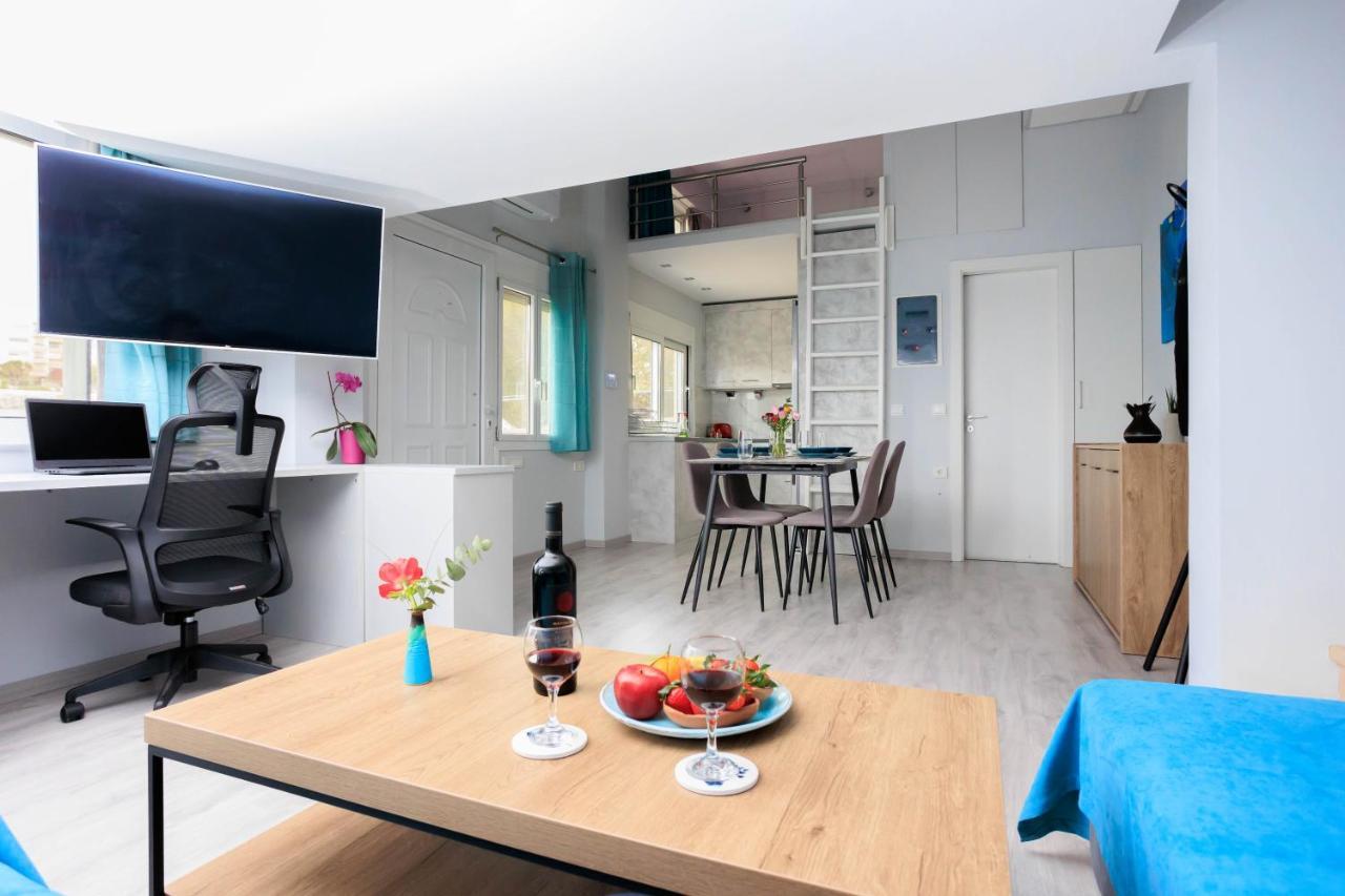 Electra Modern Apartment With Cozy Garden Ираклио Екстериор снимка
